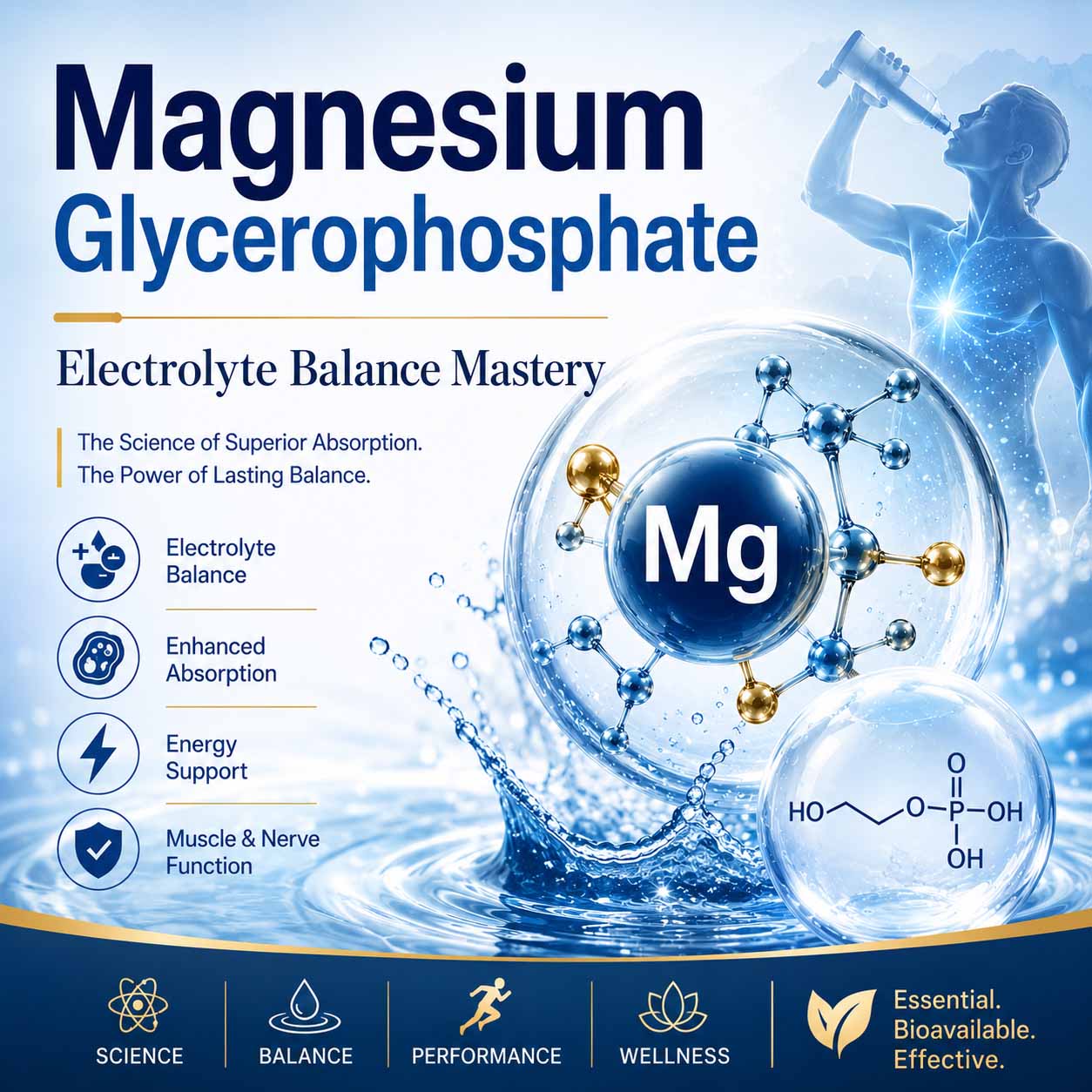 🧬Magnesium Glycerophosphate—— Electrolyte Balance Mastery