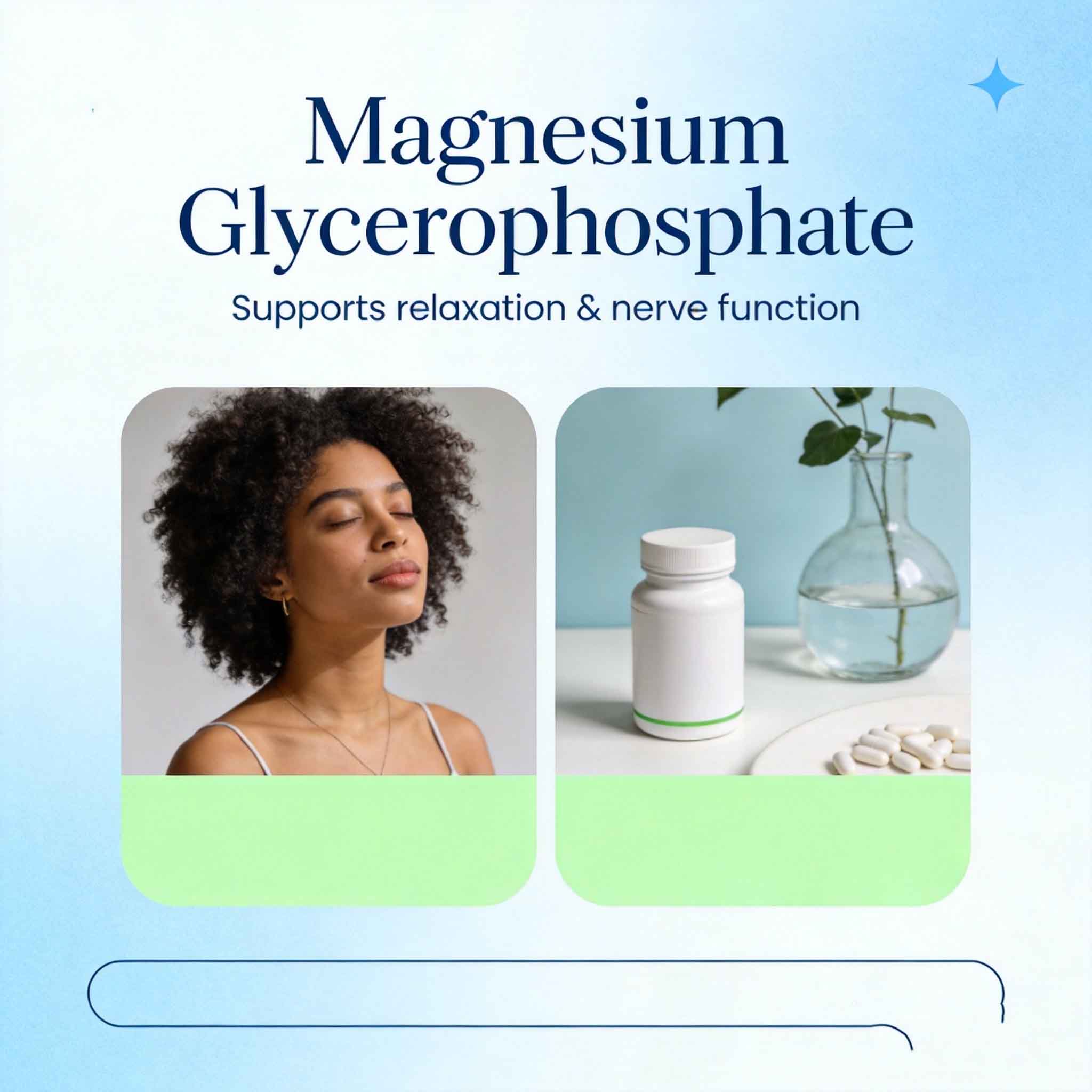 🧠How Magnesium Glycerophosphate Supports Relaxation, Nerve Function & Everyday Well-Being