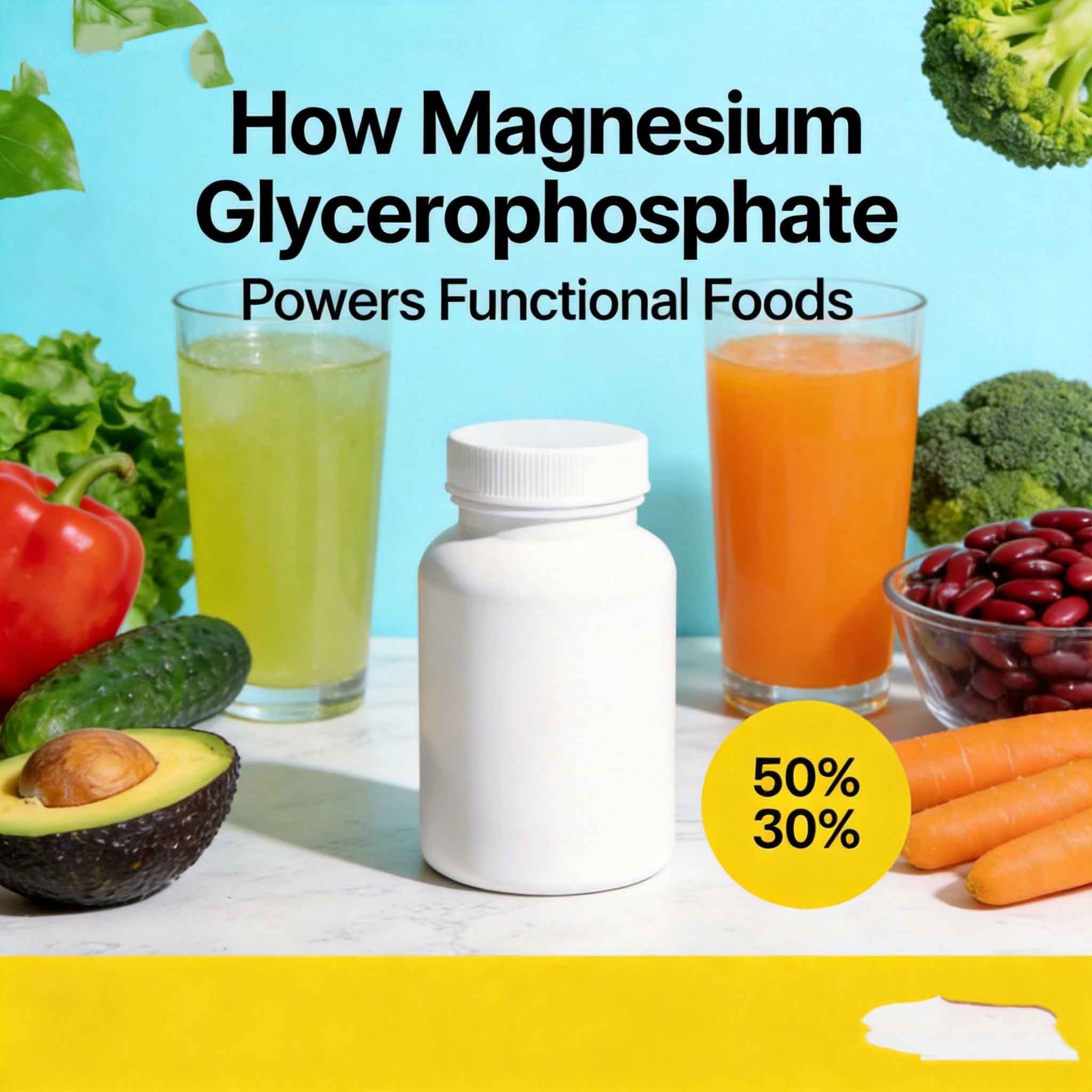 ⚡🥤How Magnesium Glycerophosphate Powers Functional Foods 