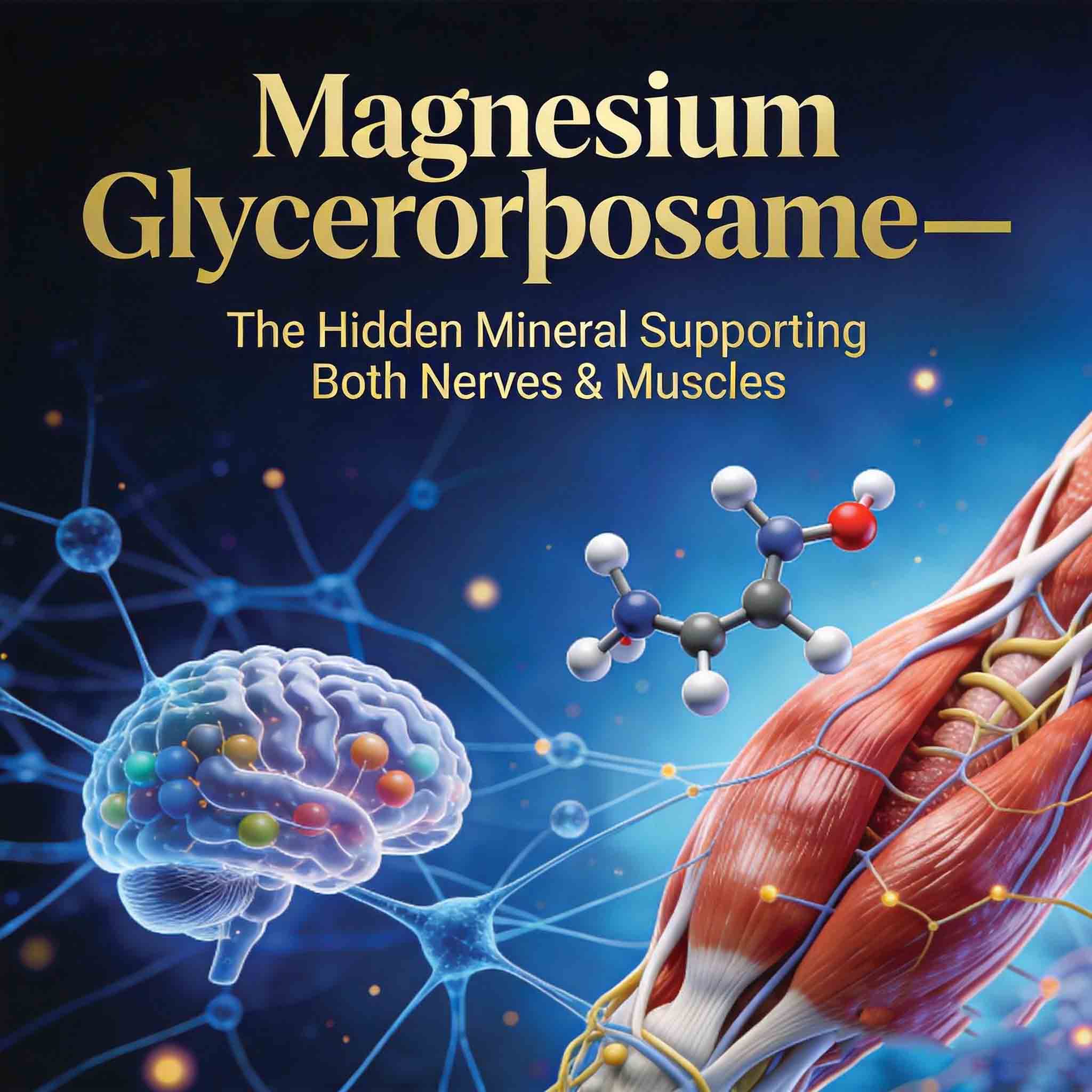 🧠Magnesium Glycerophosphate——The Hidden Mineral Supporting Both Nerves & Muscles