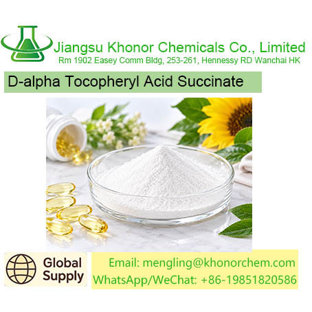 D-alpha Tocopheryl Acid Succinate | Natural Vitamin E Succinate | Free COA, TDS & MSDS Download